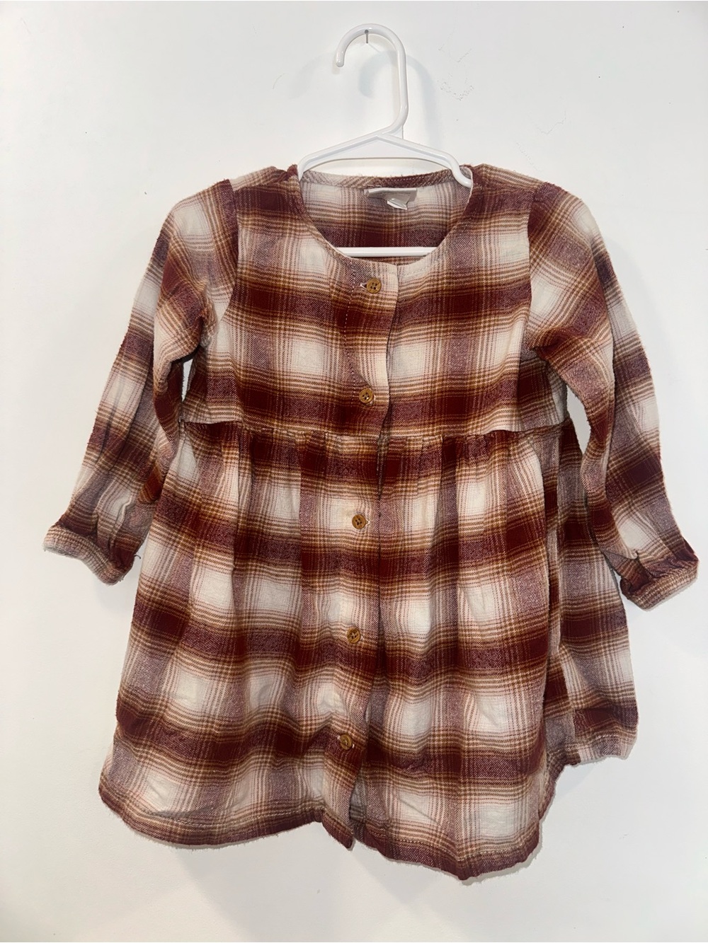 100% Organic Cotton Toddler girls dress - 18m